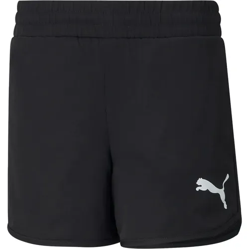 Puma Active Shorts G in puma black (01) - Kids' Outdoor Shorts mit dryCELL-Technologie für optimalen Feuchtigkeitstransport und umweltfreundlicher miDori bioWick Beschichtung - ideal für aktive und umweltbewusste Kinder.