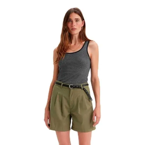 Levi's Essential Rib Tank Caraway Stripe Caviar - Damen Tanktop aus superweicher Baumwolle, perfekt für lässige Looks und ideal zum Kombinieren mit Jeans oder Shorts.