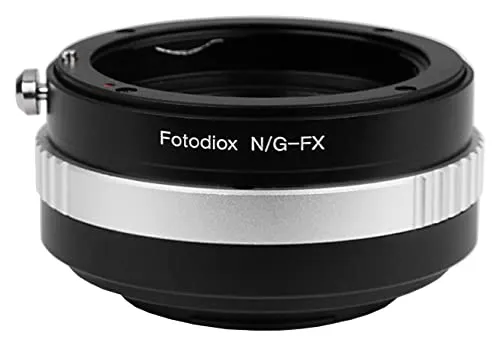 Fotodiox Lens Mount Adapter Compatible with Nikon F-Mount G-Type Lenses on Fujifilm X-Mount Cameras