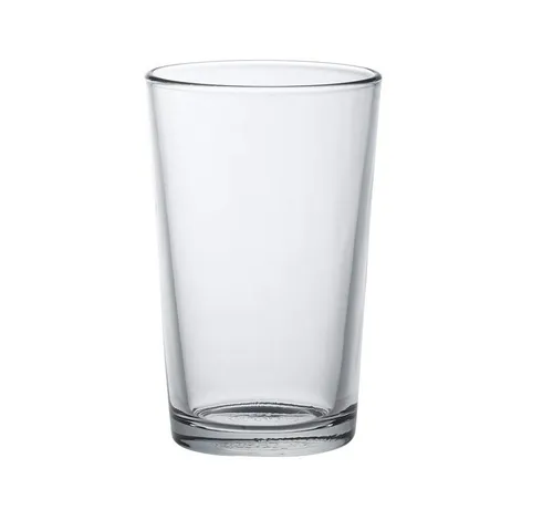 Unie Trinkglas 200ml - Transparentes Wasserglas - Set mit 6 transparenten Trinkgläsern (200ml), hitze- und kratzfest. Ideal für Zuhause, perfekt für kalte und heiße Getränke. Spülmaschinenfest und wiederverwendbar.
