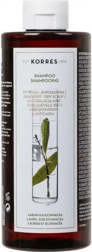 Korres Lorbeer & Echinacea Shampoo gegen Schuppen und trockene Haut 400ml