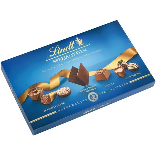 Lindt Spezialitäten Pralinen-Mischung 125g - Schokoladenbonbons & Pralinen, exquisite Auswahl an feinen Pralinen für jeden Anlass – ein Genuss für Schokoladenliebhaber!
