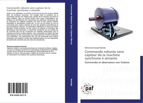Commande robuste sans capteur de la machine synchrone à aimants Mohamed Assaad H