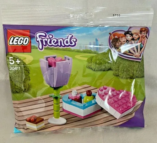 LEGO® 30411 | Friends Pralinenschachtel und Blume | Polybag | 5+ | NEU & OVP