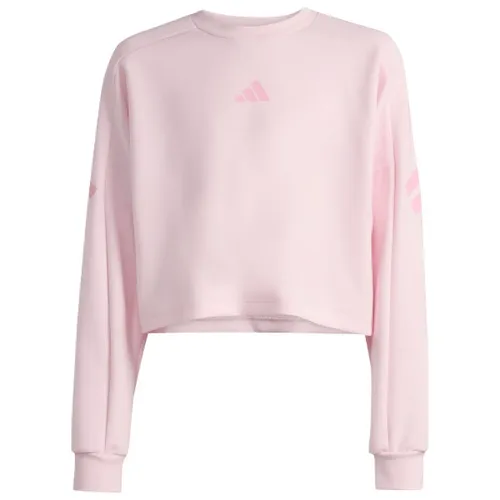 adidas Kid's Future Icons 3-Stripes Crew Pullover Gr 164 rosa - Stylischer rosa Pullover ohne Kapuze in Größe 164. Bequem und dehnbar für den Alltag, aus recyceltem Material. Entdecken Sie weitere adidas Angebote bei Bergfreunde.de!