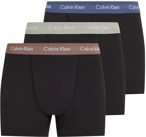Calvin Klein Herren Boxershorts 3er Pack, Schwarz - Retroshorts für Herren, aus weicher Stretch-Baumwolle für perfekten Sitz und hohen Tragekomfort. Ideal für Alltag und Sport, mit minimalistischem Design und CK Branding.