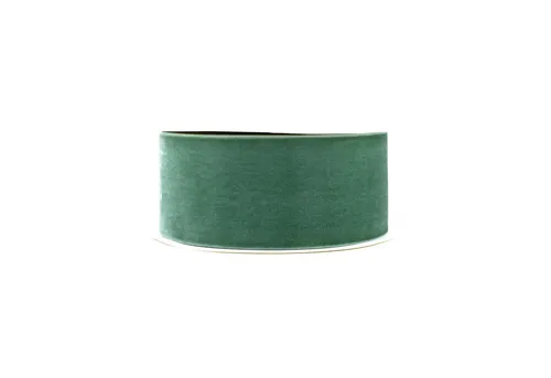Creativery Samtband, Samtband 50mm x 5m Rolle Eukalyptus