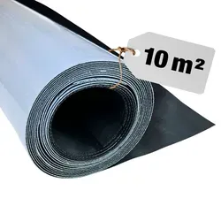 HSS EPDM Dachbahn EasyStick 10m² - Selbstklebende Dachfolie - Dachpappe, extrem witterungsbeständig und langlebig mit über 50 Jahren Lebensdauer. Ideal für Carports und Gartenhäuser, einfach zu verarbeiten ohne spezielle Werkzeuge.