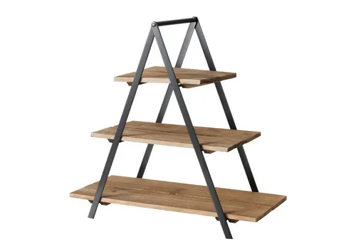 Boltze Etagere AFRIKA - B/H/T ca. 24,00x54,00x55,00 - Boltze Etagere AFRIKA – Ein stilvolles Möbelstück aus robustem Eisen, perfekt zur Präsentation Ihrer Deko oder Speisen. Ihr farbenfrohes Design bringt exotisches Flair in jeden Raum und setzt besondere Akzente.
