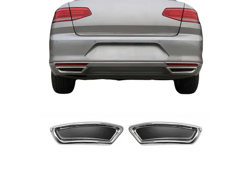 OMAC Zierleisten-Aufkleber für VW Passat B8 2014-2019 - Hochwertige Edelstahl-Autoaufkleber, langlebig und rostbeständig, schützen Ihr Fahrzeug vor Kratzern und verleihen ihm ein anspruchsvolles Aussehen.