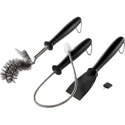 Napoleon Reinigungssatz für Gasgrill - Grillzubehör für eine gründliche Reinigung, inklusive Winkelbürste, Schaber und Anschlusslochreiniger – ideal für die saisonale Wartung Ihres Grills.