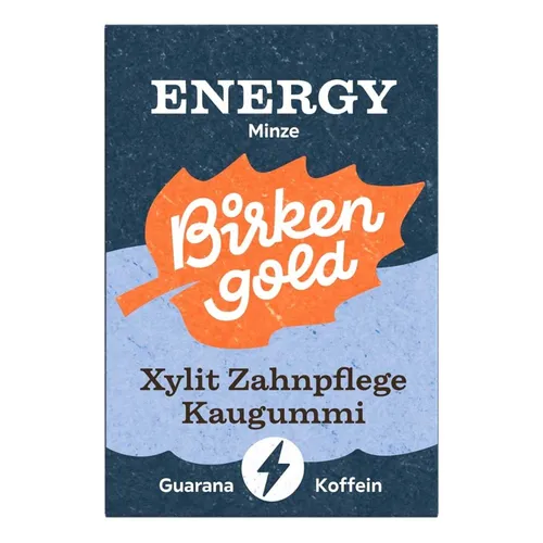 Xylit Zahnpflege Kaugummi - Guarana Koffein 28g | BIRKENGOLD