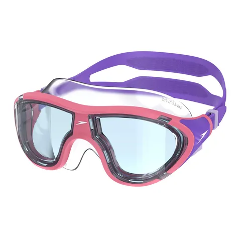 Speedo Biofuse 2 Mask Kids Schwimmbrille in Pink - Die Speedo Biofuse 2 Mask Kids Schwimmbrille in Pink bietet optimalen Tragekomfort für Kinder. Mit weichem Silikonrand und flexibler Passform ideal für den Spaß im Wasser. Perfekt für das Training oder den Freizeitbadbesuch.