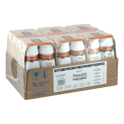 Fresenius Kabi Fresubin Energy Fibre Drink Schokolade Trinkflasche, 6 x 4 x 200 ml, 1er Pack (1 x 5,5 kg)