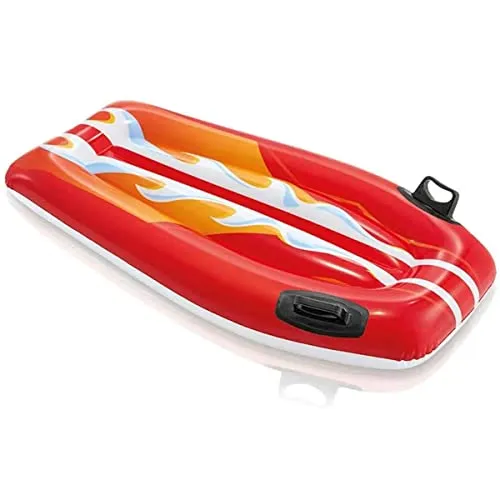 Intex 58165EU - Aufblasbare Luftmatratze Schwimmbrett Rider Assortiert, Vinyl, Mehrfarbig, 112x62 cm