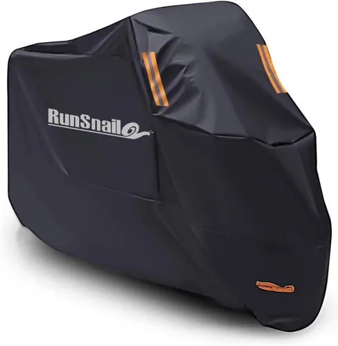 Wasserdichte Motorradabdeckung XXL aus 210D Oxford Stoff - E-Scooter Abdeckplane, schützt zuverlässig vor Regen, Staub und UV-Strahlen, ideal für Harley, Yamaha und Suzuki.