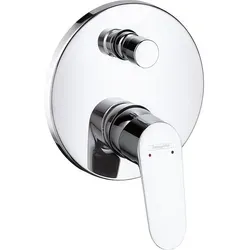 UP-Wannenmischer Hansgrohe Focus Rosette Ø 150 mm chrom mit Rückflussverhinderer