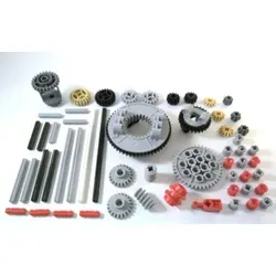 LEGO Technic Zubehörset 57-teilig - LEGO® Zubehörset für kreative Bauprojekte, ideal für kleine und große Legofans – unzählige Bauvarianten wie Häuser, Bagger oder Flugzeuge!