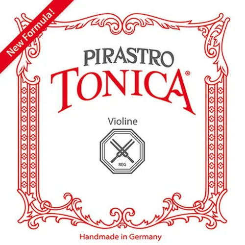 Pirastro Tonica 3/4-1/2 BTL Violinsatz - Vollständiger Saitensatz für Violine 3/4-1/2, ideal für Einsteiger und Fortgeschrittene mit offenem, warmem Klang und leichter Ansprache.