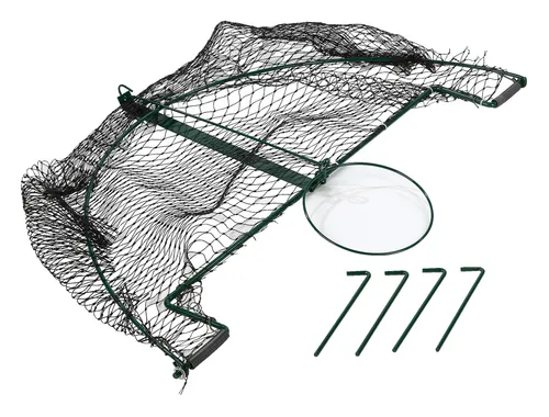 MaKeDO Netzfalle groß - 40002 - Lebendfalle für humane Tierfang, ideal für Gärten und landwirtschaftliche Flächen, ermöglicht eine schonende und tierschutzgerechte Fangmethode.