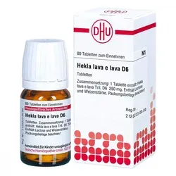 Hekla Lava E Lava D 6 Tabletten - Homöopathisches Arzneimittel, ideal für eine sanfte Unterstützung des Wohlbefindens. Bitte beachten Sie die Packungsbeilage und konsultieren Sie bei Fragen Ihren Arzt oder Apotheker.