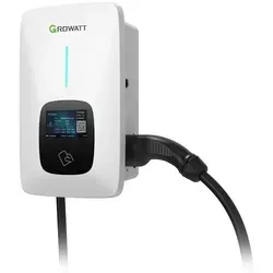 Growatt THOR 11AS-P-V1 Wallbox 3-phasig mit 5m Kabel - Wallbox für Elektrofahrzeuge, 11kW Leistung, ideal für PV-Systeme mit intelligentem Lastmanagement und umfassendem Schutz für Ihr Heimsystem.