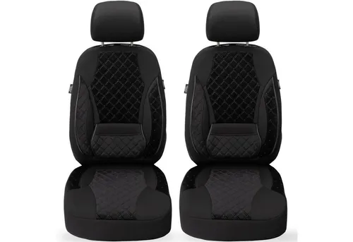 BREMER SITZBEZÜGE für Nissan Qashqai 3 J12 (2021) – 2-tlg. Schonbezüge in Schwarz - Ideal für Nissan Qashqai 3 J12 ab 2021. Set mit 2x Sitzflächen- und 2x Rückenlehnenbezügen aus strapazierfähigem Mikrofaser. Einfache Montage, rutschfest und passend für Sitzheizung. Hochwertiger Schutz für Ihre Autositze!
