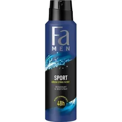 Fa Men Sport 48h Deodorant Spray - Grüner Zitrusduft - Deo für Männer, 48 Stunden Schutz und erfrischender Duft von grünen Zitrusfrüchten, ideal für aktive Lebensstile.