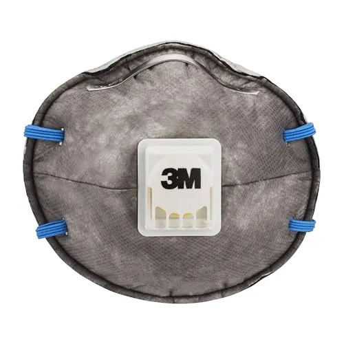 3M Atemschutzmaske Anti-Odour Cool Flow 9922, FFP2 NR D - 2 Stück - FFP2 Atemschutzmaske mit Ventil für optimalen Tragekomfort und Schutz vor Feinstaub. Aktivkohleschicht reduziert unangenehme Gerüche. Ideal für Arbeiten mit Staub, Pollen und mehr.