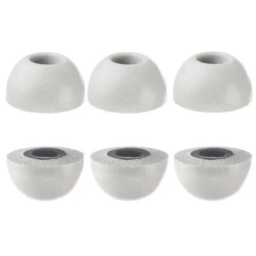 INF Ersatz-Ohrstöpsel aus Memory-Schaum für Samsung Galaxy Buds Pro, Ohrhörer-Aufsätze, Bietet eine hervorragende Abdichtung, grau