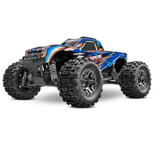 TRAXXAS Stampede 4x4 VXL Blau RTR Monster Truck - RC-Modelle, leistungsstarker Brushless-Motor für rasante Fahrten, perfekt für Offroad-Abenteuer und Spaß im Freien.