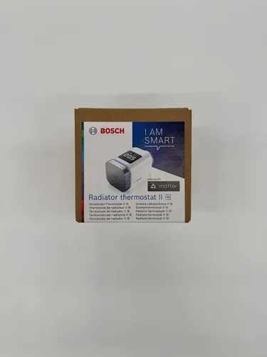 Bosch Smart Home Heizkörper-Thermostat II +M - Individuelle Wohlfühltemperaturen, einfach installierbar und mit drehbarem Display für optimale Nutzung
