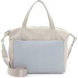 Emily & Noah E&N Bettina Shopper Tasche - Hellblau, 42 cm - Moderne Handtasche aus weichem Kunstleder mit praktischem Hauptfach, Handyfach und Reißverschlussfächern für optimale Übersicht. Ideal für stilsichere Frauen, die Komfort und Design schätzen.