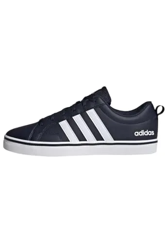 ADIDAS HERREN VS PACE 2.0 HP6011 GRANATES 44 - Sneaker im klassischen 3-Streifen-Design, ideal für einen aktiven Lebensstil. Robustes Obermaterial aus Kunstleder kombiniert mit angenehmem Tragekomfort und rutschfester Gummisohle.