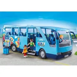 Playmobil Schulbus Fun Park - Spielset mit 4 Figuren, inklusive Zubehör wie Hocker und Tafel, fördert kreatives Spielen ab 3 Jahren