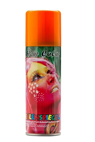 Eulenspiegel 819340 - Color Haarspray Orange für Männer und Frauen, 125 ml