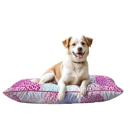 Fantasy-Kissen für Hunde und Katzen 60x100 cm – In Italien hergestelltes Haustierkissen, weiches und gepolstertes Bett, Mikrofaserbezug, waschbar – SOFFIONI