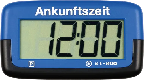 Needit Parkscheibe Park Micro 157, elektronisch, mit Knopfzelle, mit Zulassung, blau
