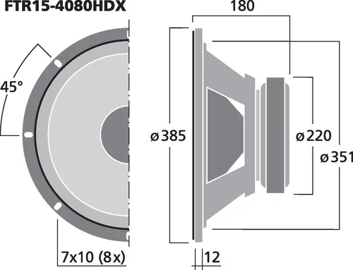 MONACOR FTR15-4080HDX
