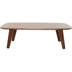 Design-Couchtisch Nussbaum FIFTIES - Eleganter Couchtisch im skandinavischen FIFTIES-Stil, aus hochwertigem MDF mit Nussbaum-Finish. Ideal für ein stilvolles Wohnambiente und perfekt kombinierbar mit anderen Möbeln der Serie.