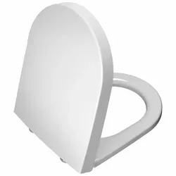 VitrA Options Matrix und Nest WC-Sitz mit Absenkautomatik - WC-Sitz in elegantem Weiß, mit Schnellverschluss abnehmbar für einfache Reinigung und Komfort im Badezimmer.