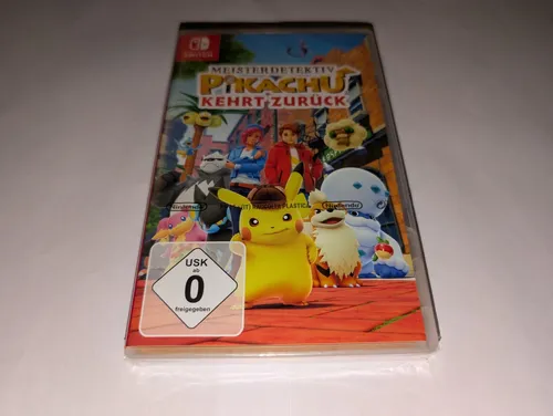 Meisterdetektiv Pikachu kehrt zurück - Nintendo Switch Spiel, spannende Rätsel und Abenteuer in Ryme City mit Pikachu und Tim Goodman
