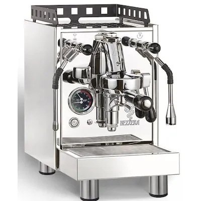 Bezzera Aria Classic MN Manual, Inox – Hochwertige Espressomaschine - Leistungsstarke 1200 W Espressomaschine aus Edelstahl, ideal für die Zubereitung von aromatischem Kaffee zu Hause.