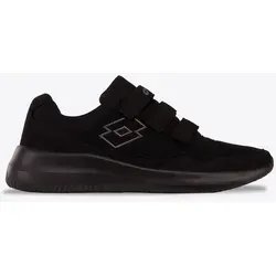 Lotto Sneaker - besonders leicht & bequem, Gr. 45, BLACK-DK.GREY - Sneaker mit atmungsaktivem Mesh-Obermaterial und ultra-leichter Phylonsohle für optimalen Komfort und Dämpfung. Ideal für sportliche Styles und den Alltag.