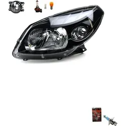Johns, Scheinwerfer + Osram Night Breaker Laser passend für Dacia Sandero 06/08-Links s 260602914R 8200526423 8200074008 6202E1 00006202E1 6710027...
