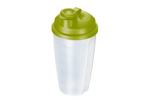 WESTMARK Dressing Shaker mit Mess-Skala, Mix- und Schüttelbecher, herausnehmbarer Mixscheibe, PP