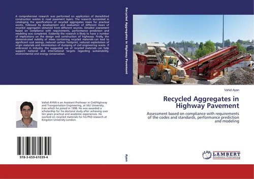 Vahid Ayan | Recycled Aggregates in Highway Pavement | Taschenbuch - Studium & Erwachsenenbildung, 252 Seiten umfassende Analyse zur Nutzung von recycelten Materialien im Straßenbau für nachhaltige Infrastruktur.