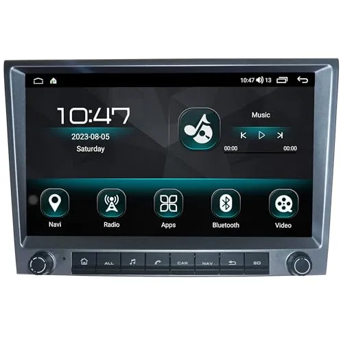 Porsche Cayman Boxster 911 997 BOSE 9" Touchscreen Android Autoradio - Car-Multimedia-System mit Android 12, integriertem Carplay & Android Auto, und hochauflösendem 9" Touchscreen für ein optimales Fahrerlebnis.