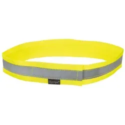 Mystique Leuchthalsband Mystique® Signalhalsband - Weit sichtbare Halsung, Nylon, verschiedene Größen gelb 4 cm x 50,00 cm