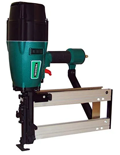 Prebena DRUCKLUFTNAGLER 9X-WP160 - Tacker mit Einzelschussauslösung, Geräuschdämpfer und massiven Magazin, ideal für präzise und effiziente Nagelarbeiten.